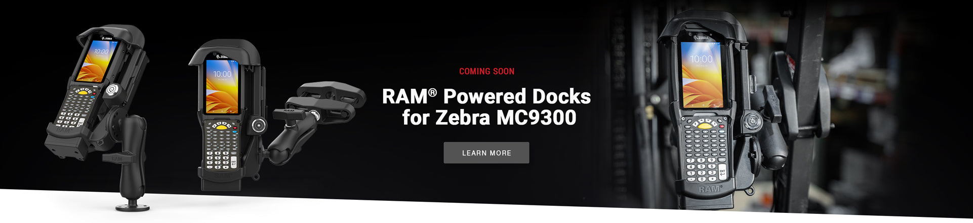 RAM Powered Docks for Zebra